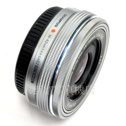 【中古】 オリンパス M.ZUIKO DIGITAL ED 14-42mm F3.5-5.6 EZ シルバー OLYMPUS 中古交換レンズ 39706