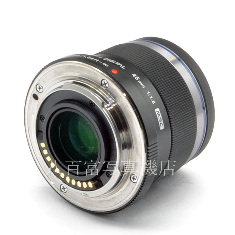 【中古】 オリンパス M.ZUIKO DIGITAL 45mm F1.8 ブラック OLYMPUS ズイコー マイクロフォーサーズ 中古交換レンズ A51757