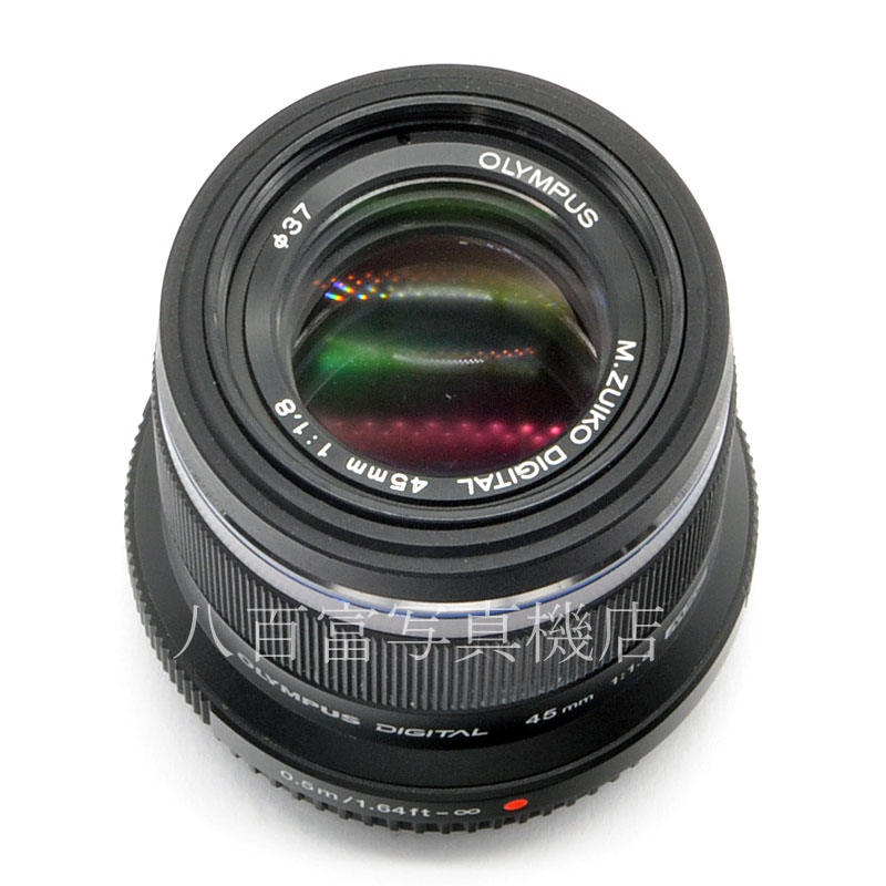 【中古】 オリンパス M.ZUIKO DIGITAL 45mm F1.8 ブラック OLYMPUS ズイコー マイクロフォーサーズ 中古交換レンズ A51757