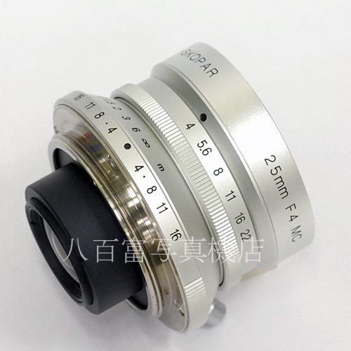 【中古】 フォクトレンダー SNAPSHOT SKOPAR 25mm F4 シルバー ライカL39スクリューマウント 中古レンズ 38992