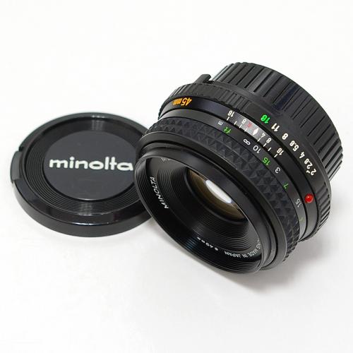 中古 ミノルタ MD ROKKOR 45mm F2 minolta