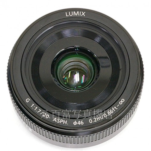 【中古】 パナソニック LUMIX G 20mm F1.7 II ASPH ブラック Panasonic 中古レンズ 22742