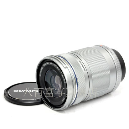 【中古】 オリンパス M.ZUIKO DIGITAL ED 40-150mm F4-5.6 R マイクロフォーサーズ用 シルバー OLYMPUS M.ズイコー 中古交換レンズ 43227