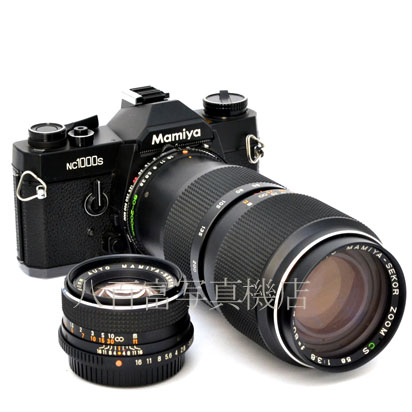 【中古】 マミヤ NC 1000S AEファインダー SEKOR 50mm F1.7 CS SEKOR 80-200mmF3.8 CS セット Mamiya 中古フイルムカメラ 44349