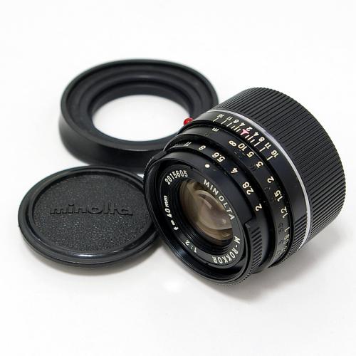 中古 ミノルタ M ROKKOR 40mm F2 ライカMマウント minolta