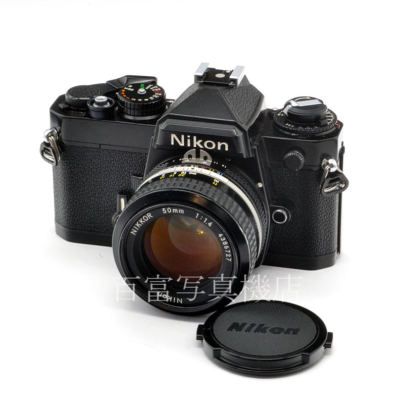 【中古】 ニコン FE ブラック 50mm F1.4セット Nikon 中古フイルムカメラ 55617