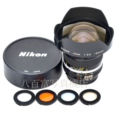 【中古】 ニコン Ai Nikkor 15mm F3.5S Nikon ニッコール 中古交換レンズ 44479｜カメラのことなら八百富写真機店