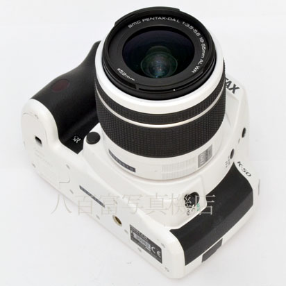 【中古】 ペンタックス K-50 DAL18-55 AL WR セット ホワイト PENTAX 中古デジタルカメラ 30983