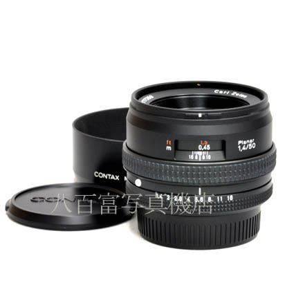 【中古】 コンタックス カールツァイス プラナー T* 50mm F1.4 N1/NX用 CONTAX CarlZeiss Planar 中古交換レンズ 44249