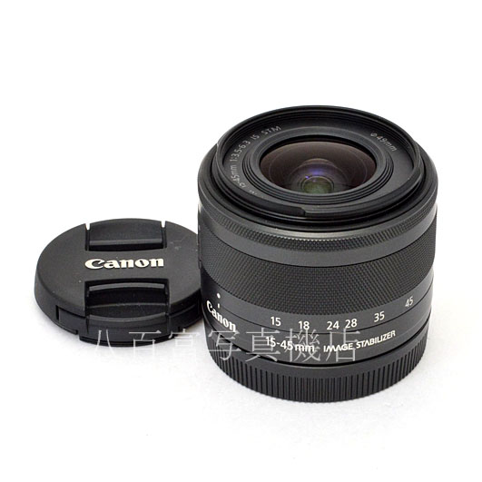 【中古】 キヤノン EF-M15-45mm F3.5-6.3 IS STM ブラック Canon 中古交換レンズ 48541