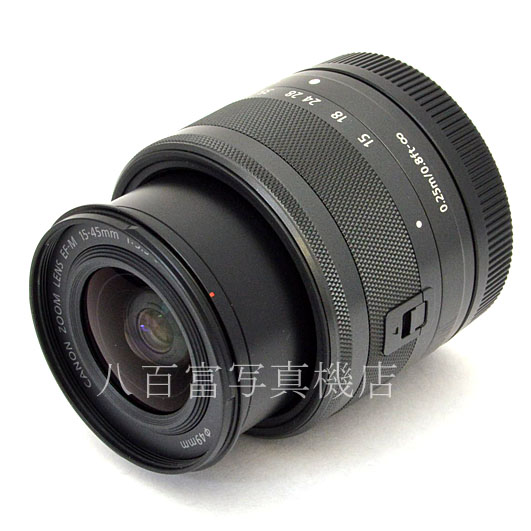 【中古】 キヤノン EF-M15-45mm F3.5-6.3 IS STM ブラック Canon 中古交換レンズ 48541