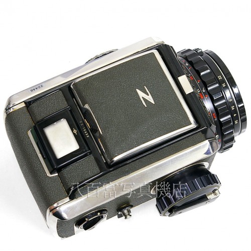 【中古】 ゼンザ ブロニカ C シルバー Nikkor 75mm F2.8 セット ZENZA BRONICA 中古カメラ 22448