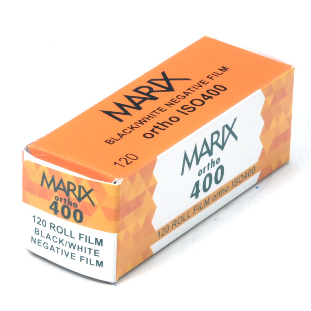 マリックス 【120 ブローニー】【Ortho】 ISO400 白黒ネガフィルム  ISO400 MARIX BLACK＆WHITE FILM 400