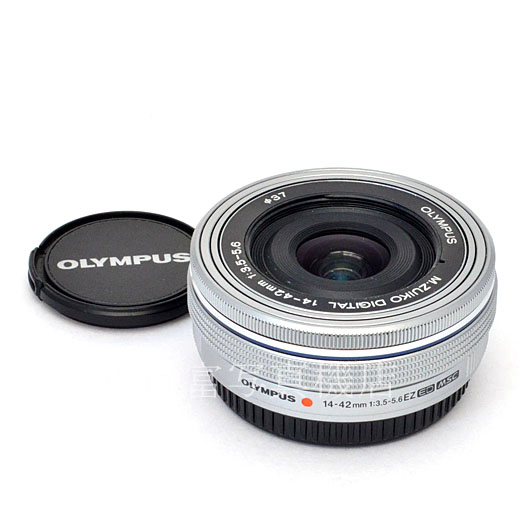 【中古】 オリンパス M ズイコー デジタル ED 14-42mm F3.5-5.6 EZ シルバー OLYMPUS M.ZUIKO DIGITAL 中古交換レンズ 48555