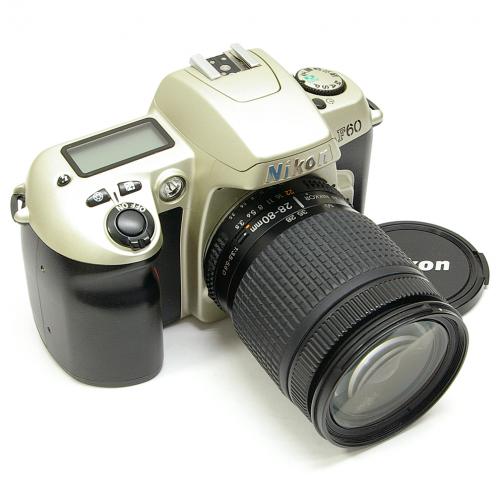 中古 ニコン F60D シルバー 28-80mm F3.5-5.6 セット Nikon 【中古カメラ】 05498