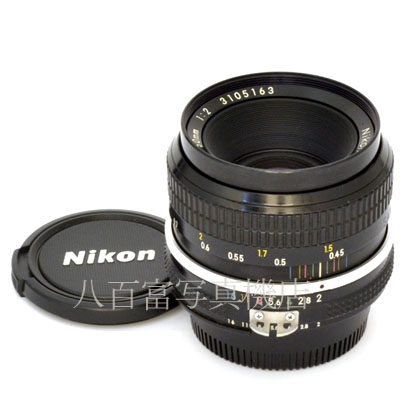 【中古】 ニコン Ai New Nikkor 50mm F2 Nikon  ニッコール 中古交換レンズ 44555