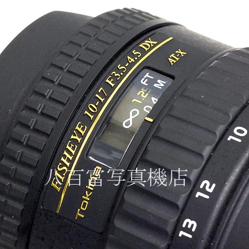 【中古】 トキナー AT-X DX Fisheye 10-17mm F3.5-4.5 ニコンAF用 Tokina フィッシュアイ 中古レンズ 39053