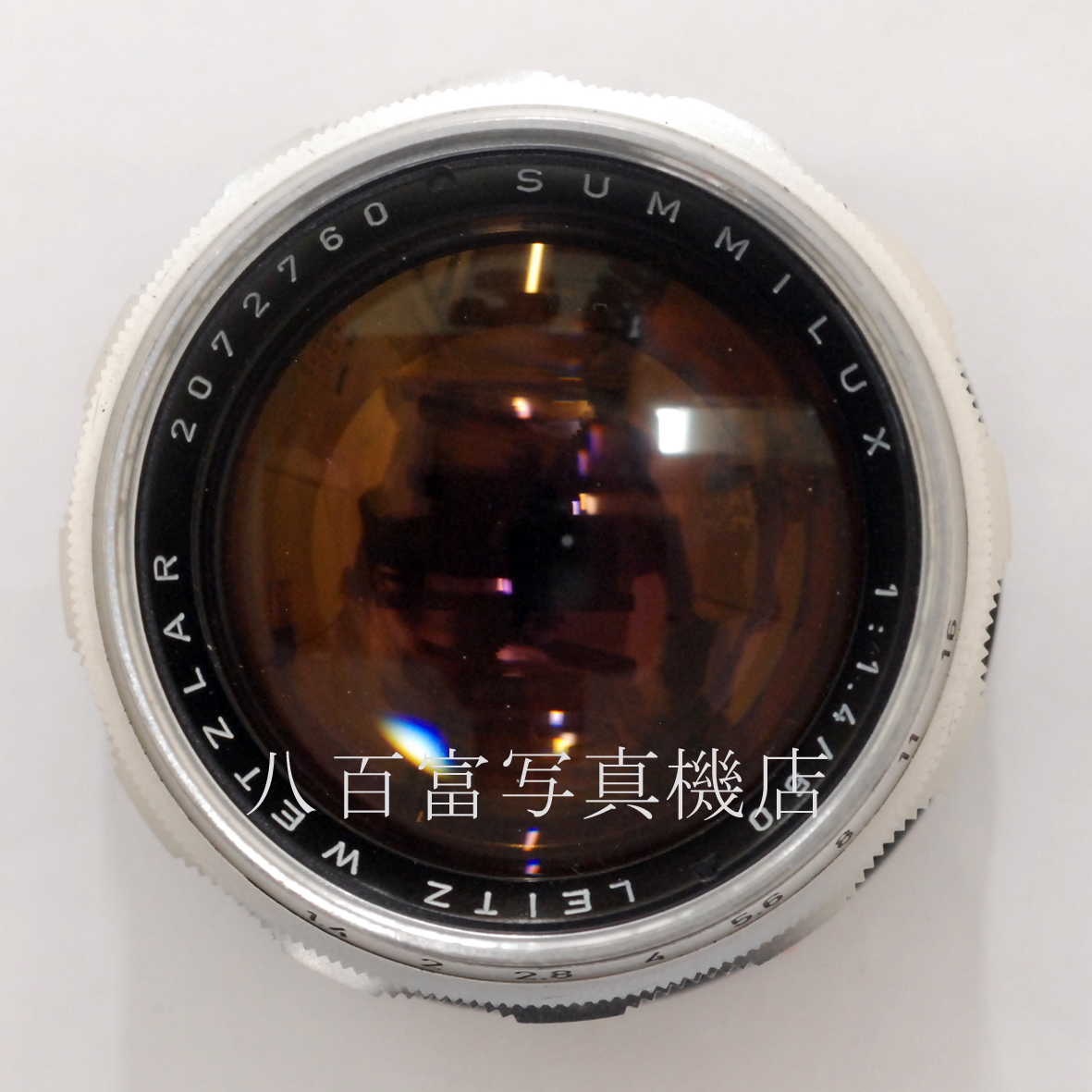 【中古】 ライカ ライツ ズミルックス 50mm F1.4 シルバー ライカMマウント Leica Leitz SUMMILUX  中古交換レンズ 65108
