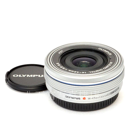 【中古】 オリンパス M ズイコー デジタル ED 14-42mm F3.5-5.6 EZ シルバー OLYMPUS M.ZUIKO DIGITAL 中古交換レンズ 48573