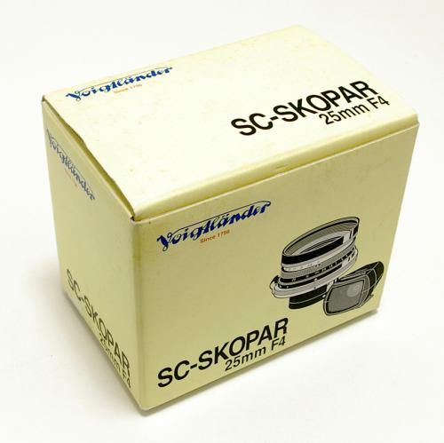 中古 フォクトレンダー SC SKOPAR 25mm F4 ニコンS/旧コンタックス用