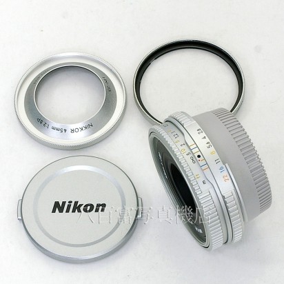 【中古】 ニコン Ai Nikkor 45mm F2.8P シルバー Nikon / ニッコール 中古レンズ 22837