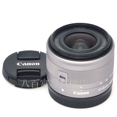 【中古】 キヤノン EF-M15-45mm F3.5-6.3 IS STM シルバー Canon 中古交換レンズ 44631