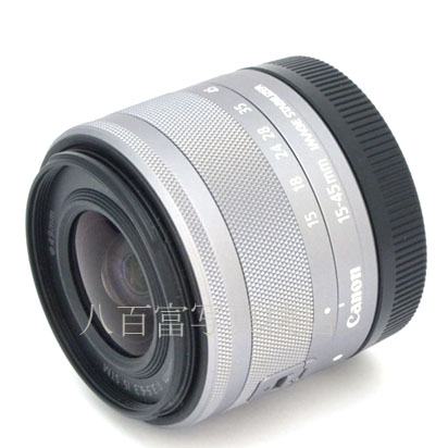 【中古】 キヤノン EF-M15-45mm F3.5-6.3 IS STM シルバー Canon 中古交換レンズ 44631