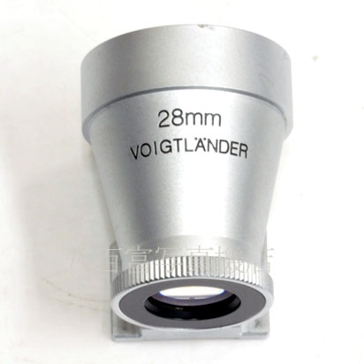 【中古】 フォクトレンダー 28mm View Finder M シルバー ビューファインダー Voigtlander 中古アクセサリー  41462