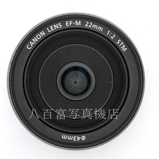 【中古】 キヤノン EF-M 22mm F2 STM　シルバー　 Canon 中古交換レンズ 48601