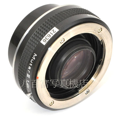 【中古】 CONTAX Carl Zeiss Mutar T* Ⅲ 1.4x テレコンバーター コンタックス　カール ツァイス ムター 中古レンズ　21636