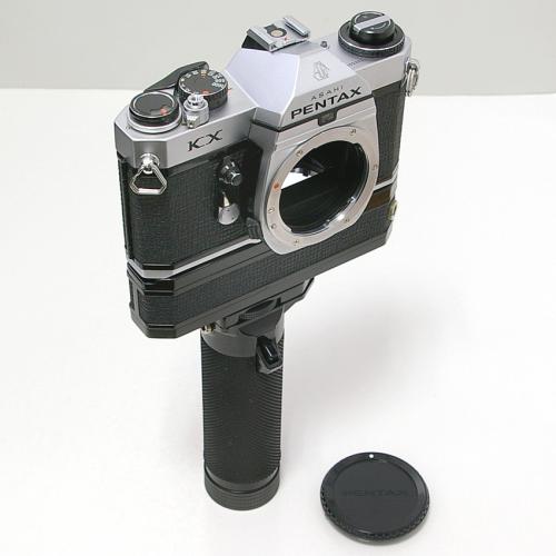 中古 ペンタックス KX シルバー ボディ モータードライブ セット PENTAX