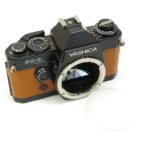 中古 ヤシカ FX-D Quartz 茶革 ボディ YASHICA 【中古カメラ】 K2201