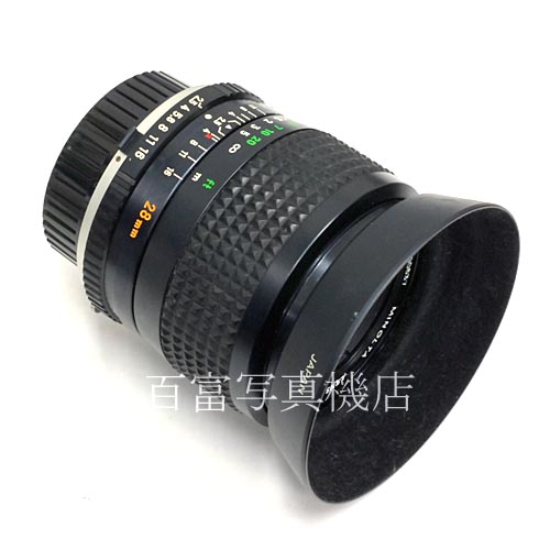 【中古】 ミノルタ MC ROKKOR 28mm F2.5 minolta ロッコール 中古レンズ 4800