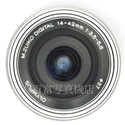 【中古】 オリンパス M.ZUIKO DIGITAL ED 14-42mm F3.5-5.6 EZ シルバー OLYMPUS 中古交換レンズ 44662