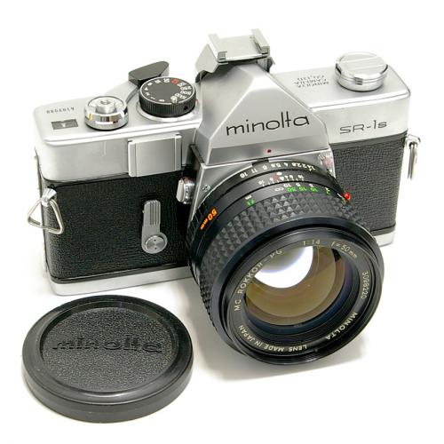 中古 ミノルタ SR-1S シルバー 50mm F1.4 セット minolta
