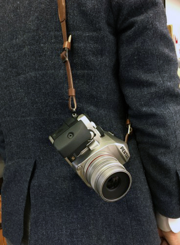 《生産完了》 ペンタックス レザーストラップ キャメル [カメラストラップ] PENTAX