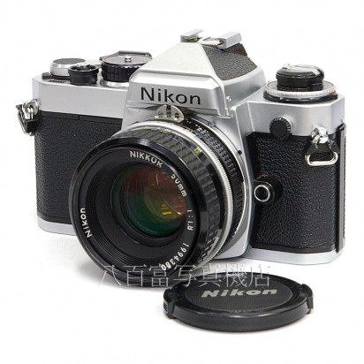 【中古】 ニコン FE シルバー 50mm F1.8セット Nikon 中古カメラ 28242