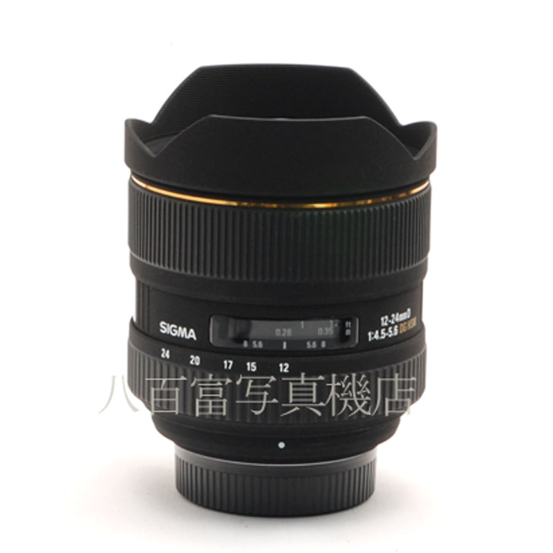 【中古】  シグマ 12-24mm F4.5-5.6 EX DG HSM ニコンAFs用 SIGMA 中古交換レンズ K3922