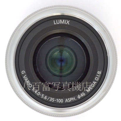 【中古】 パナソニック LUMIX G VARIO 35-100mm F4.0-5.6 ASPH./MEGA O.I.S. シルバー Panasonic 中古交換レンズ 44661