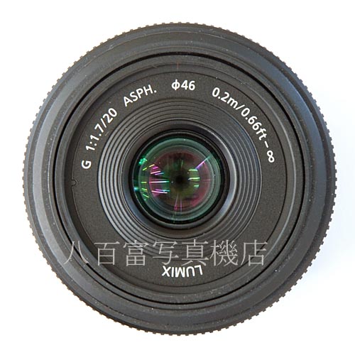 【中古】 パナソニック LUMIX G 20mm F1.7 ASPH. マイクロフォーサーズ Panasonic H-H020 中古レンズ　35346