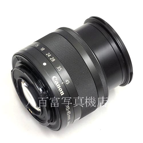 【中古】　キヤノン EF-M15-45mm F3.5-6.3 IS STM ブラック Canon 中古レンズ 39253