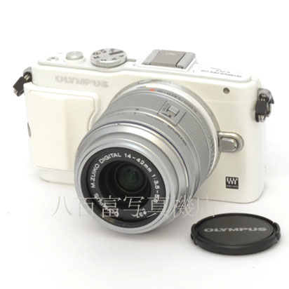 【中古】 オリンパス PEN Lite E-PL6 14-42mmセット ホワイト OLYMPUS ペンライト 中古デジタルカメラ 36475