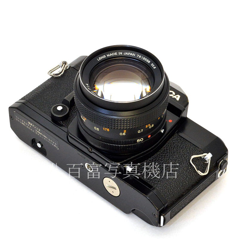 【中古】 コニカ　オートレフレックス T3 ブラック 50mm F1.4 セット KONICA AUTOREFLEX  中古フイルムカメラ　47764