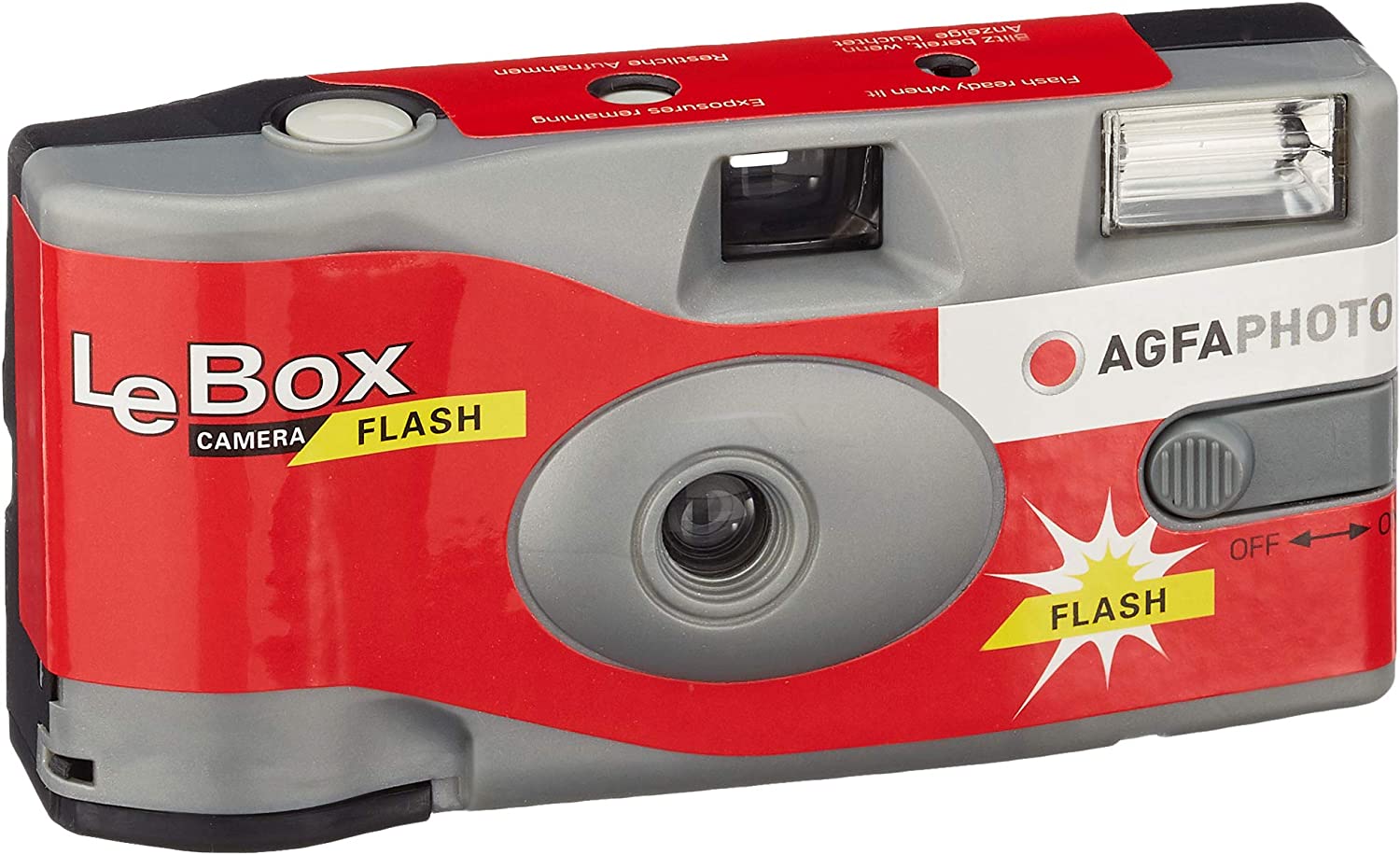 アグファ LeBox  400-27枚撮り フラッシュ付き　レンズ付　フィルムカメラ   Agfa