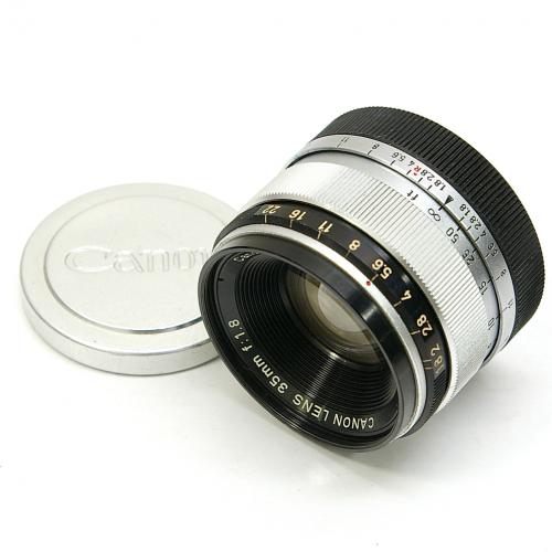 中古】 Canon LENS 35mm F1.8 L39 キャノン キャップ付