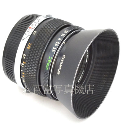 【中古】 オリンパス ズイコー 28mm F3.5 Mシステム OLYMPUS Zuiko 中古交換レンズ 44698