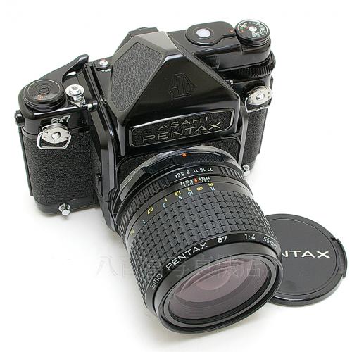 中古 アサヒペンタックス 6x7 TTL 55mm F4 セット PENTAX 【中古カメラ】 K2623