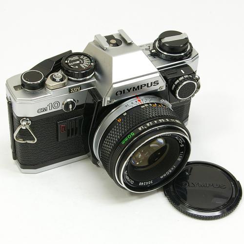 中古 オリンパス OM10 シルバー 50mm F1.8 マニュアルアダプター セット OMシステム OLYMPUS 【中古カメラ】 05879