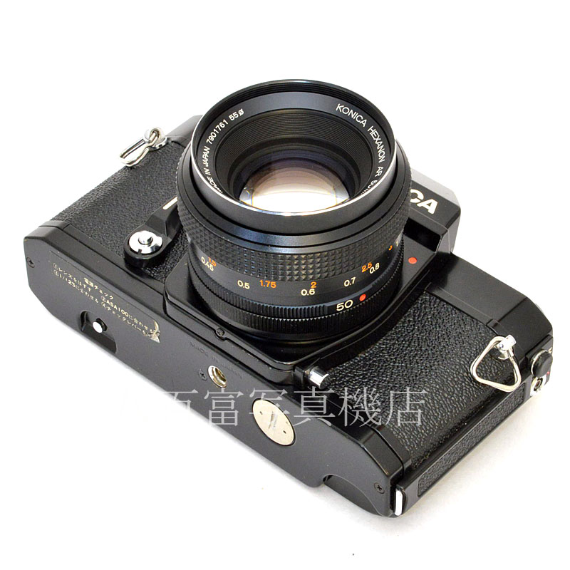 【中古】 コニカ　オートレフレックス New T3 ブラック 50mm F1.7セット KONICA AUTOREFLEX  中古フイルムカメラ　48805