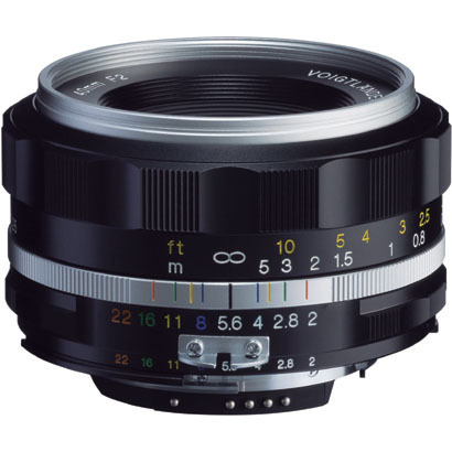 《生産完了》 フォクトレンダー Voigtlander ウルトロン ULTRON 40mm F2 Aspherical SL IIS シルバーリム / 標準レンズ フルサイズ対応 / NIKON Ai-S